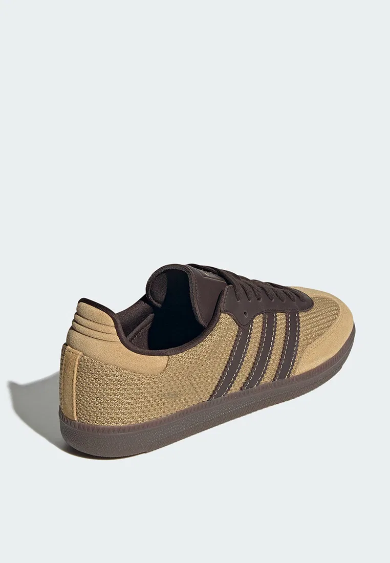 Кроссовки, повседневные, Samba OG, Adidas, темно-коричневый/бежевый — фото 3