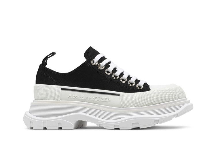 Кроссовки Alexander McQueen Wmns Tread Slick Lace Up, Black White