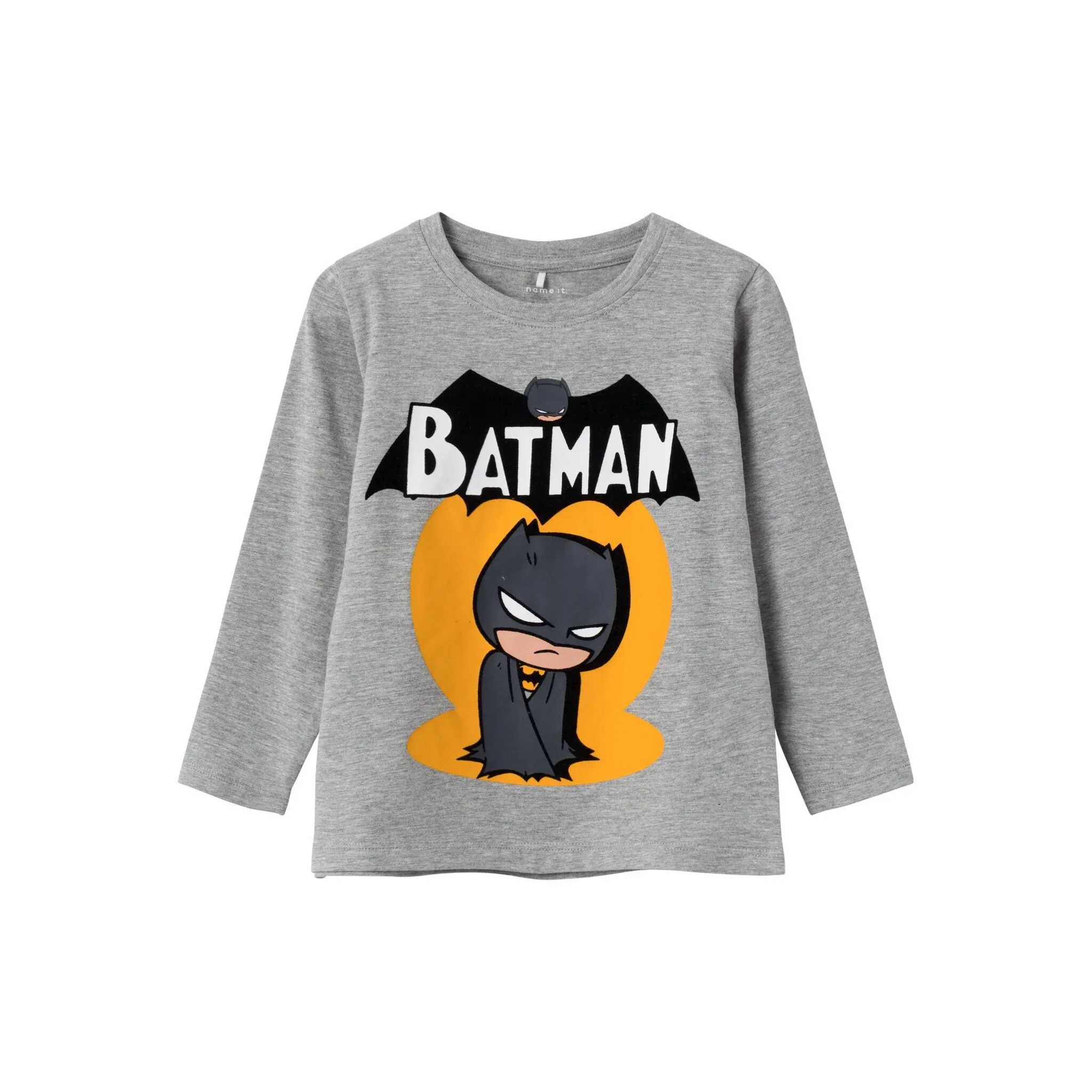 

Лонгслив с длинными рукавами Name It «NMMSKYLAR SUPERFRIENDS LS TOP WAB», цвет grey melange