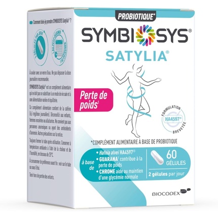 

Satylia Добавка для похудения с хромом и цинком 60 капсул Biocodex