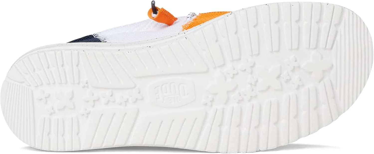 

HEYDUDE Mens Wally Tri Varsity Mesh, оранжевый/белый