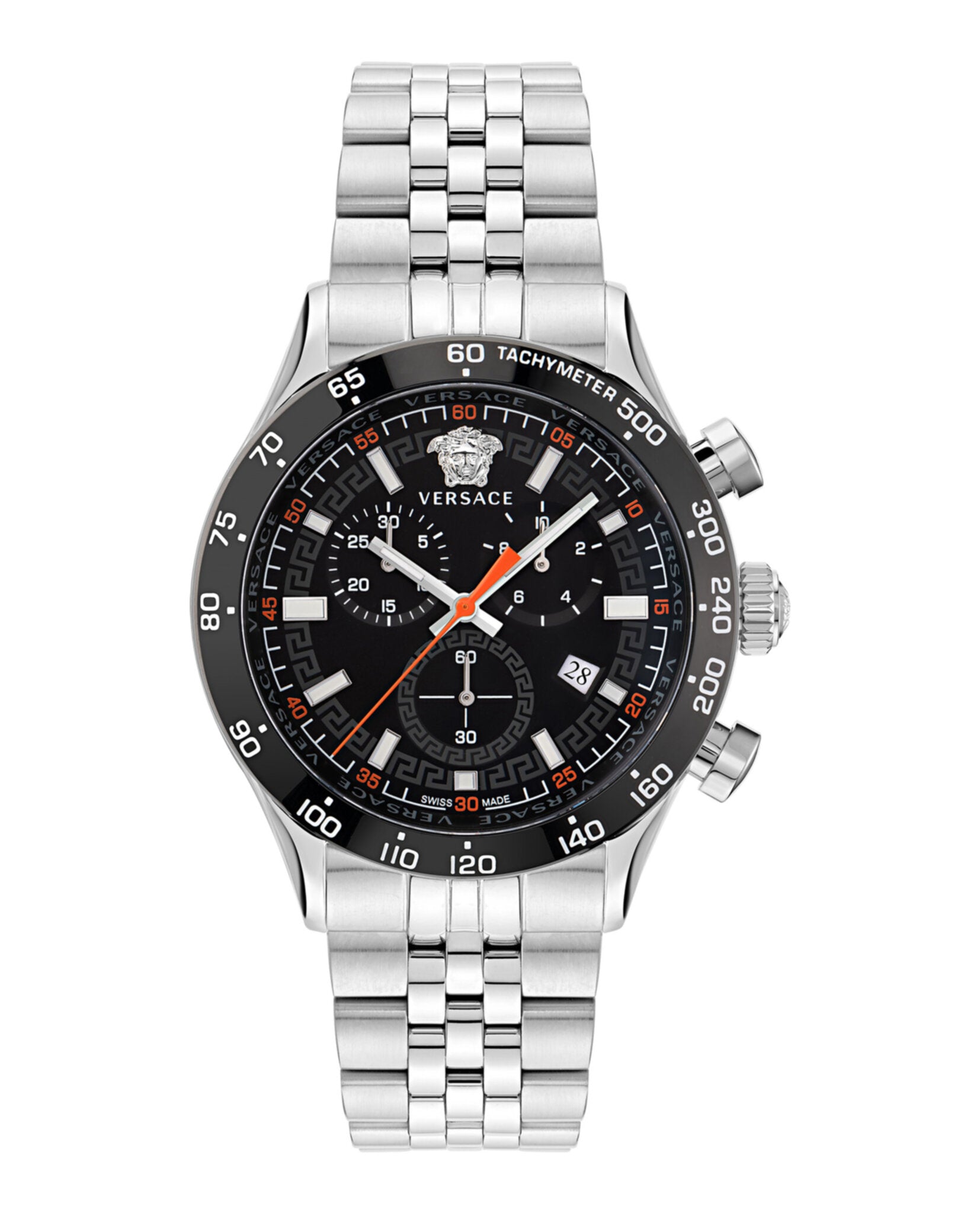 

Часы Hellenyium Chrono Versace, цвет silver/stainless steel/black