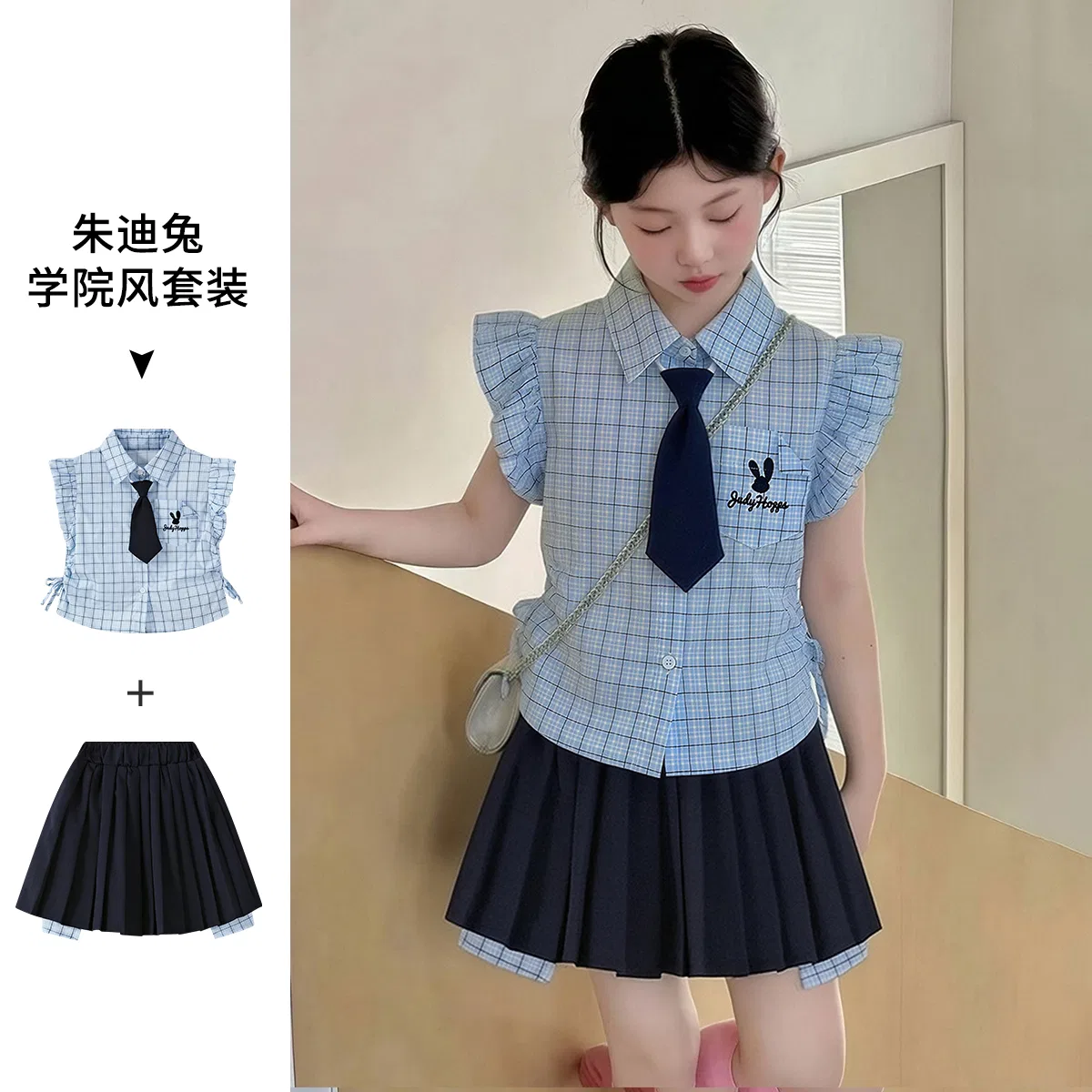 Футболка детская Casual Sportswear Zootopia 2026 Summer Blue Kids' Disney — фото 3