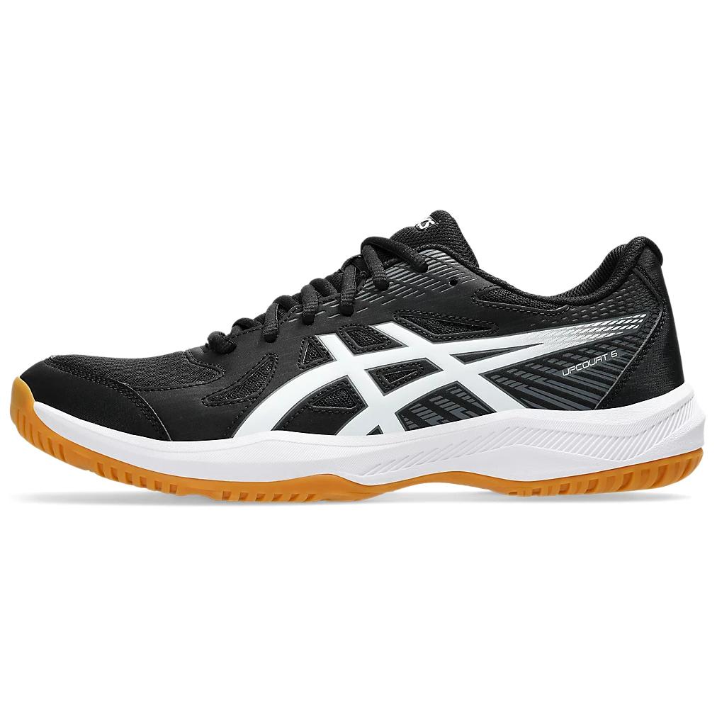 

Upcourt 6 Black White Asics, черно-белый