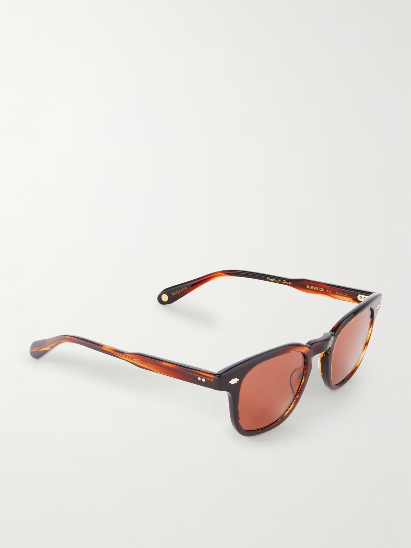 

Солнцезащитные очки Sherwood D-Frame из ацетата GARRETT LEIGHT CALIFORNIA OPTICAL, коричневый