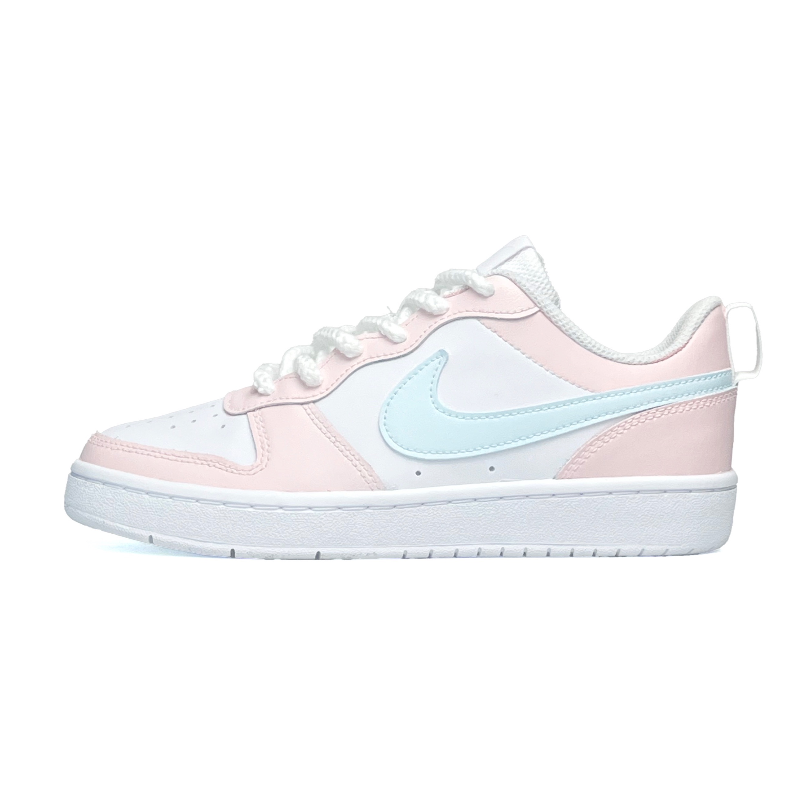 

Nike Детские кроссовки для скейтбординга Court Borough, легкие, амортизирующие, с низким верхом, синие, для подростков