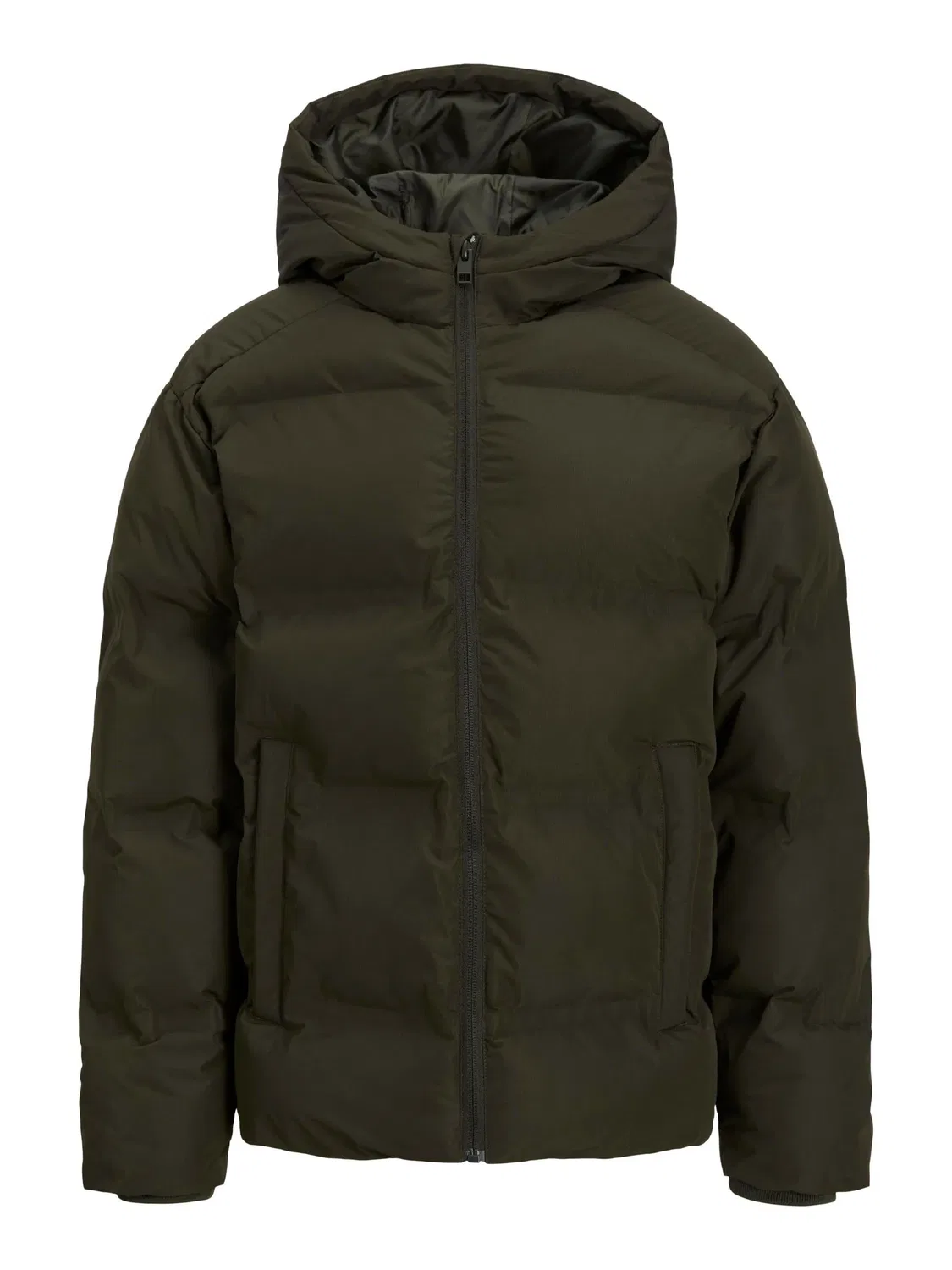 Стеганая куртка с капюшоном JACK & JONES Junior, розовый