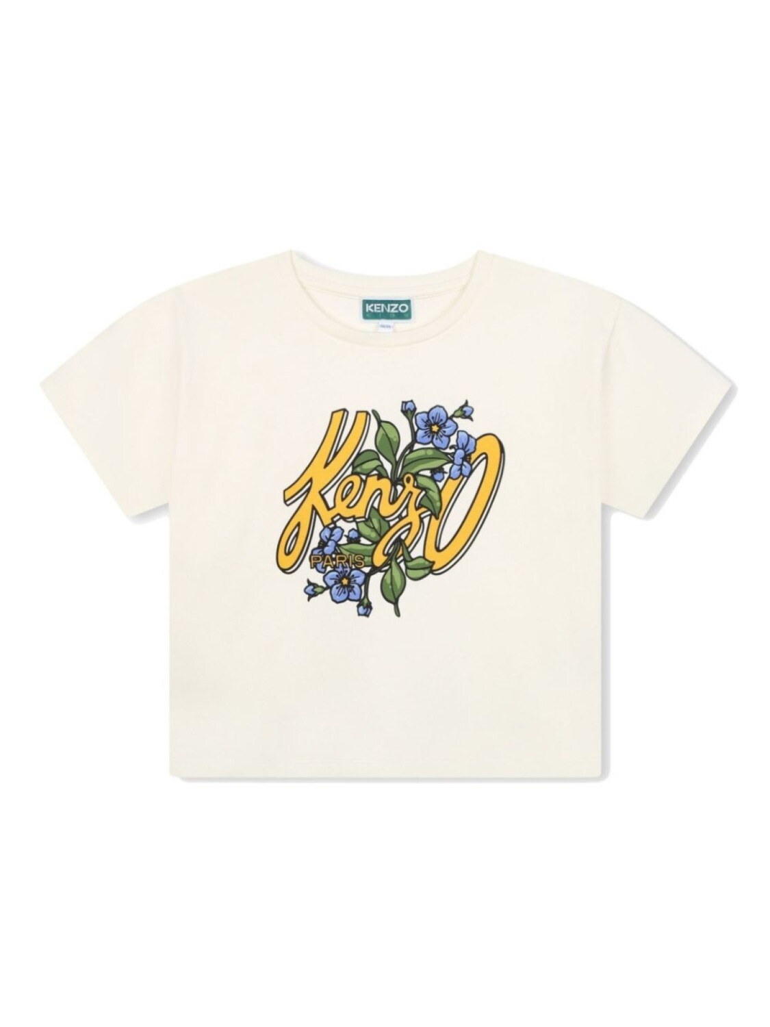 Kenzo Kids футболка с логотипом, белый