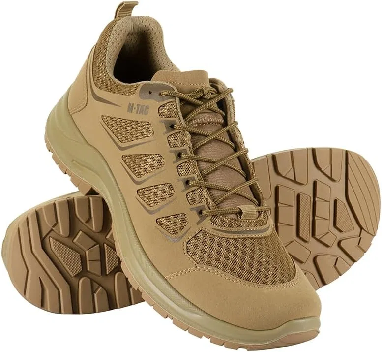 Тактические кроссовки M-Tac Trainers Tactical IVA Trainers Shoes Мужские тактические спортивные кроссовки армейского образца, Coyote