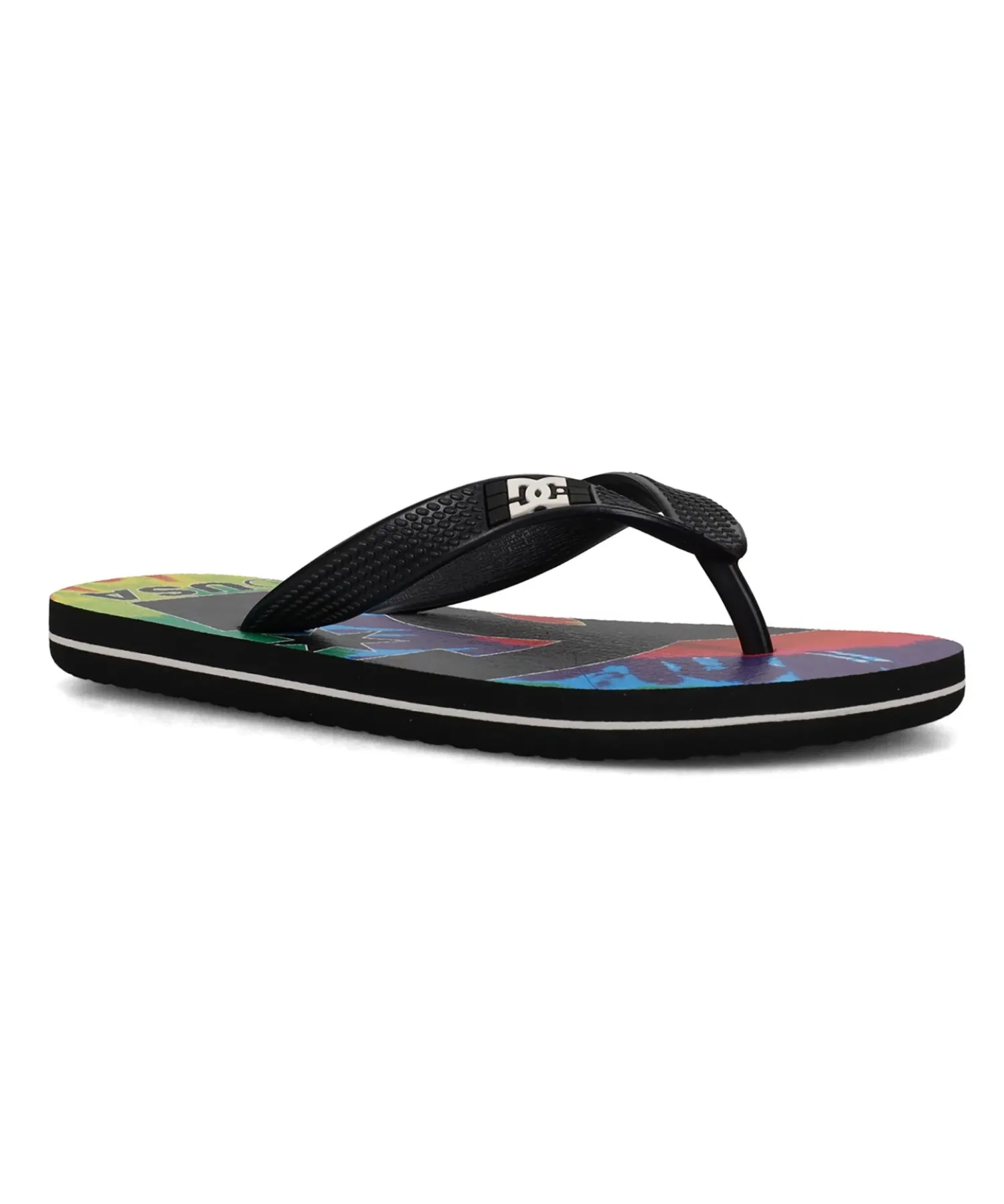 Детские пляжные сандалии DC SHOES SPRAY GRAFFIK радужные