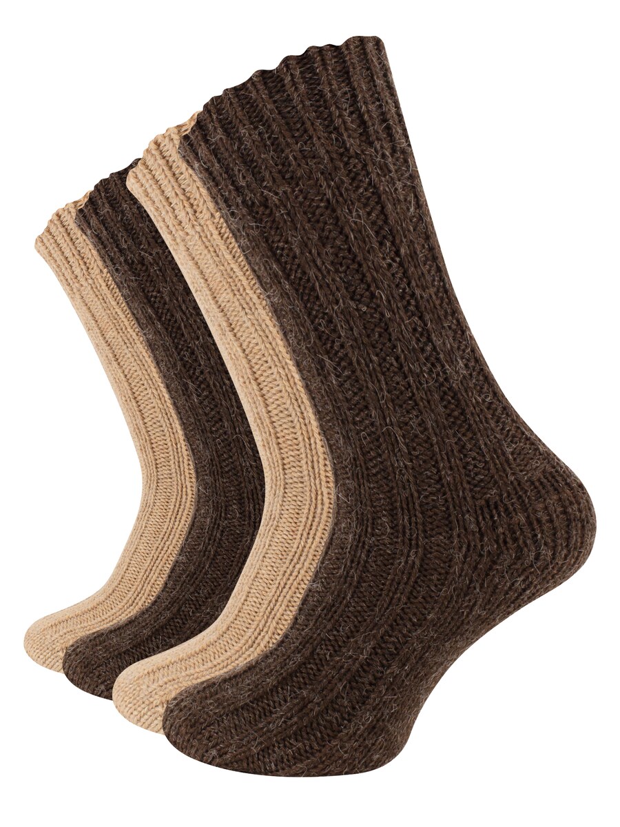 

Носки Cotton Prime, светло-коричневый/темно-коричневый