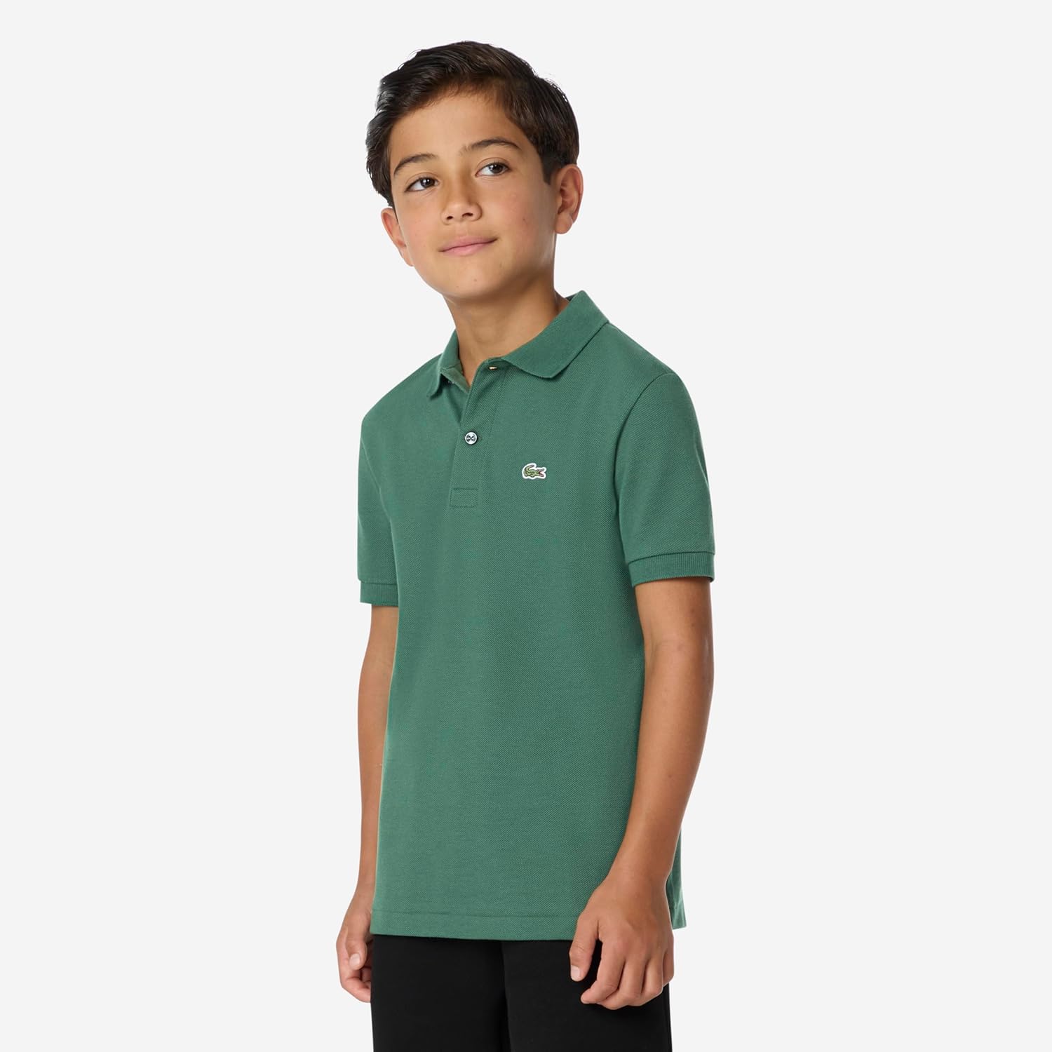 Lacoste Boys' Boy (l1812) классический поло с коротким рукавом из пике, Green — фото 4