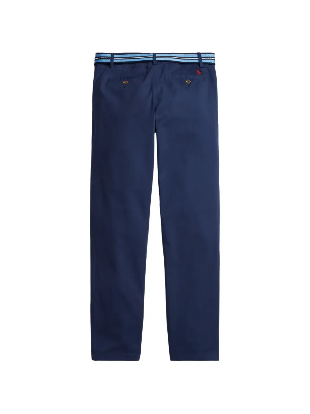 Полосатые брюки с поясом Polo Ralph Lauren Kids, синий — фото 2