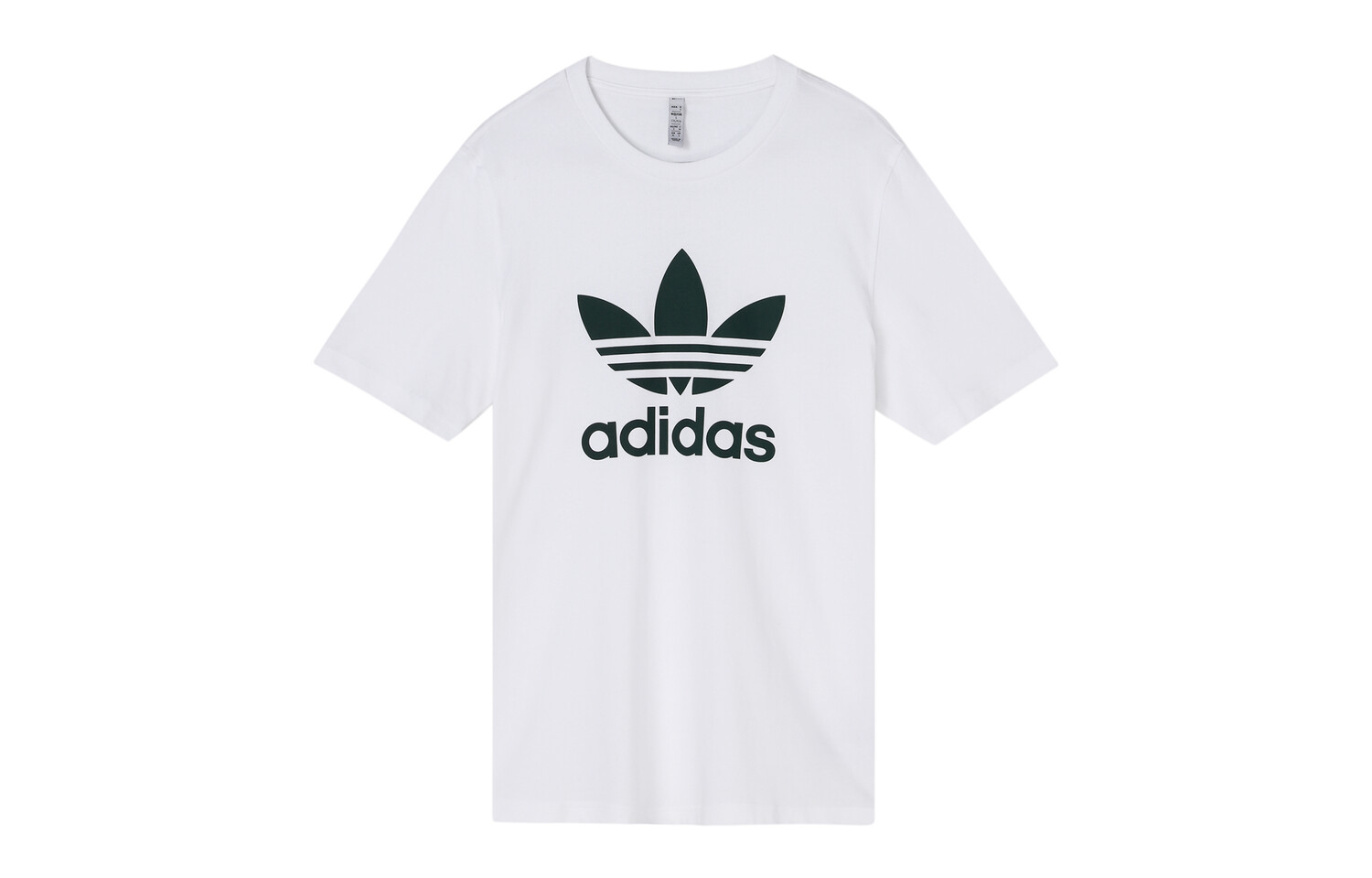 

Футболка с трилистником мужская белая Adidas Originals, белый