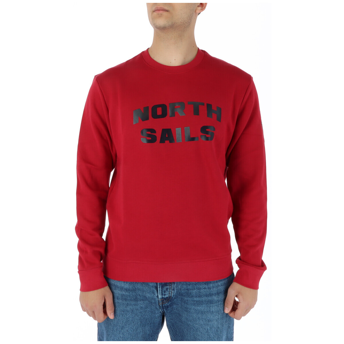 

Свитшот мужской North Sails с большим логотипом, красный