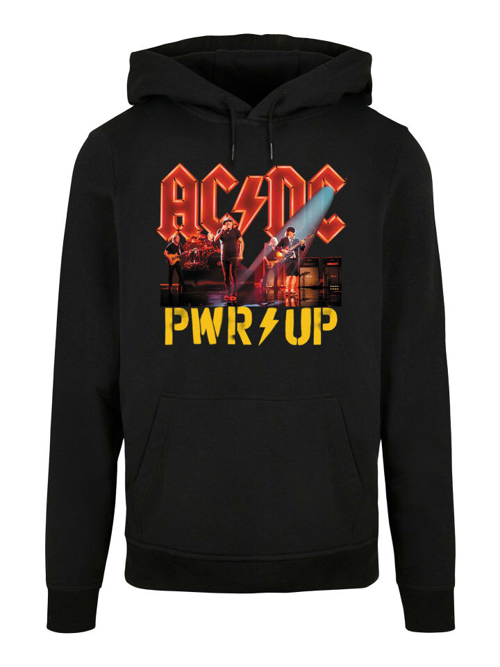 

Пуловер F4NT4STIC Basic ACDC Rock Band Music PWRUP Stage Lights, черный