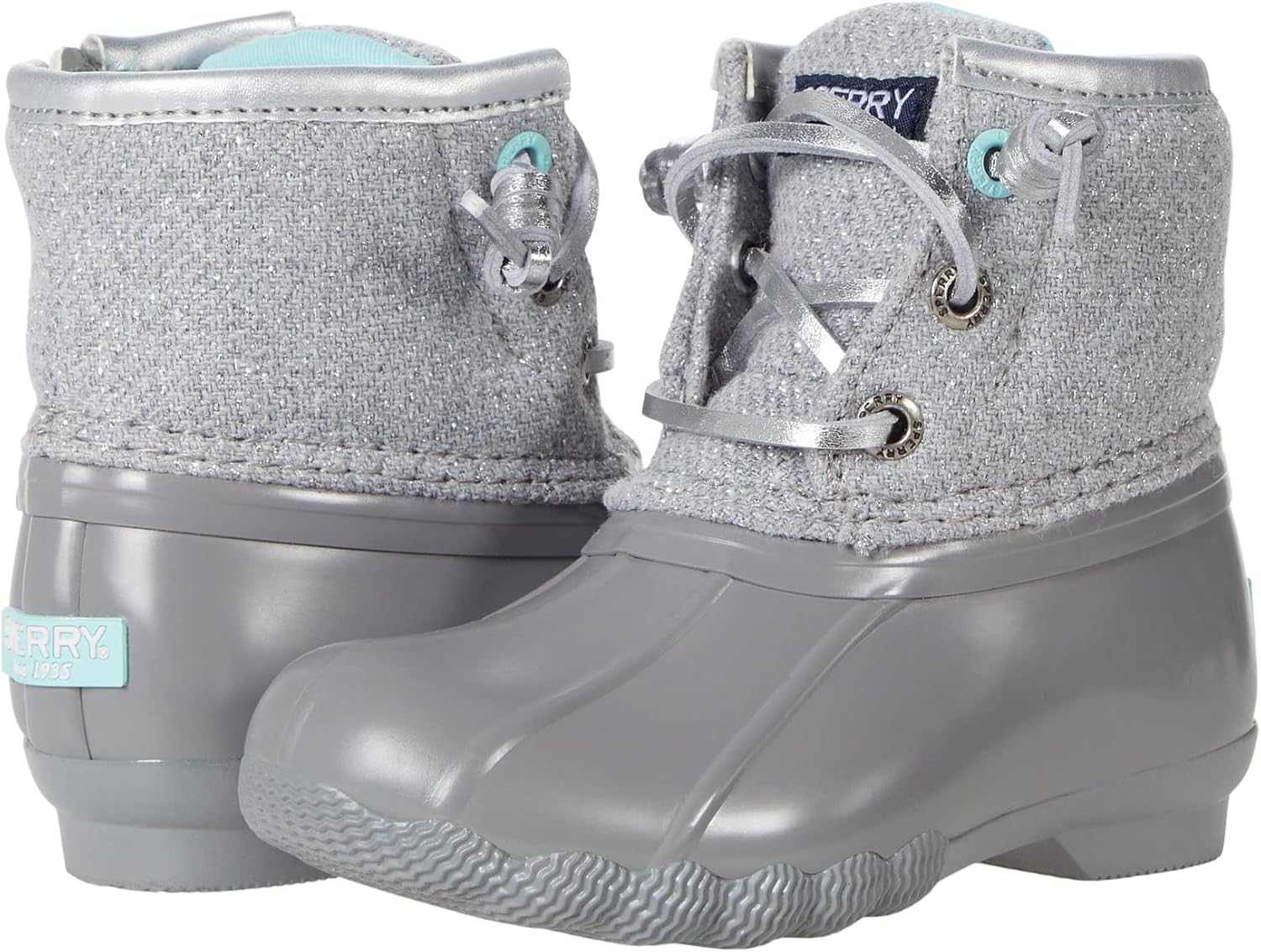 

Резиновые сапоги Sperry для соленой воды (для детей младшего и старшего возраста), серый