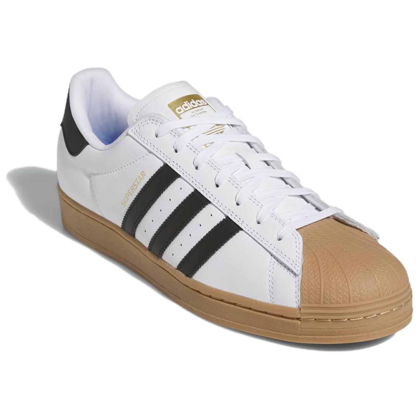 

Adidas Superstar Adv Обувь Белая Резина Adidas Originals, Черный Белый