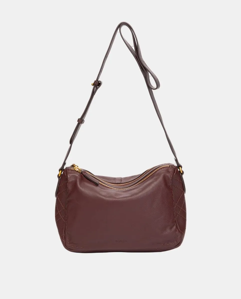 

Кожаная сумка Bandolera Freedom Abbacino, бордовый