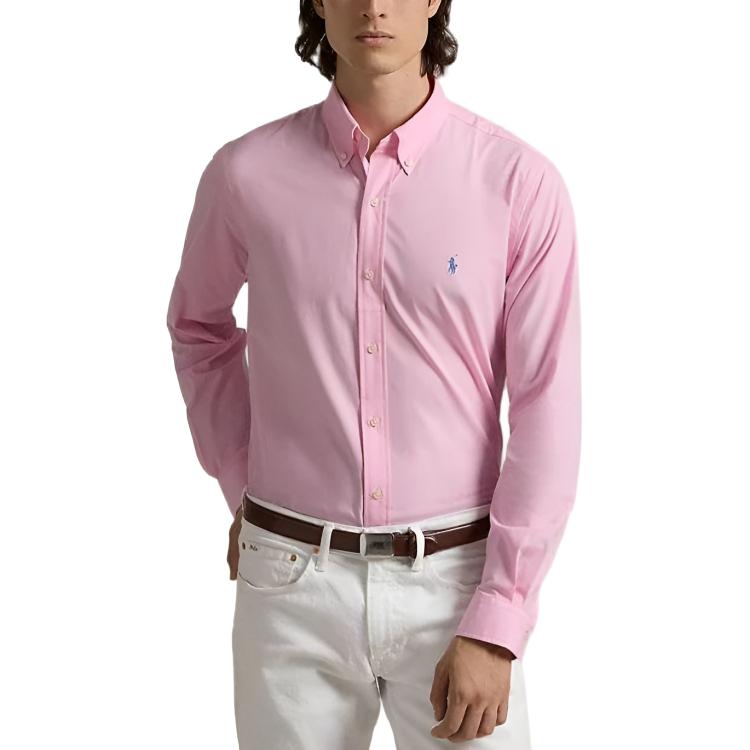 

Polo Ralph Lauren Розовая мужская рубашка