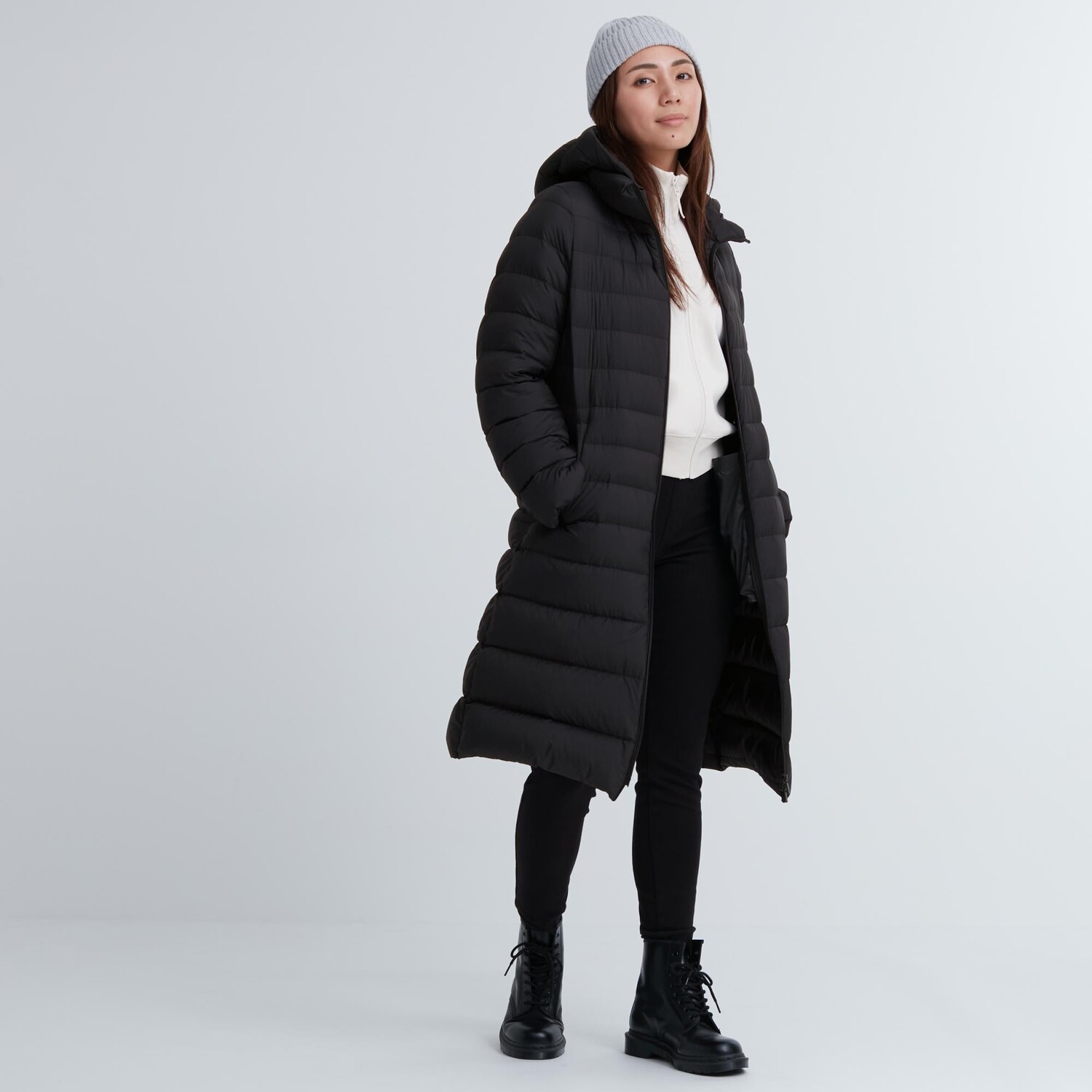 

Пальто UNIQLO пуховое, черный