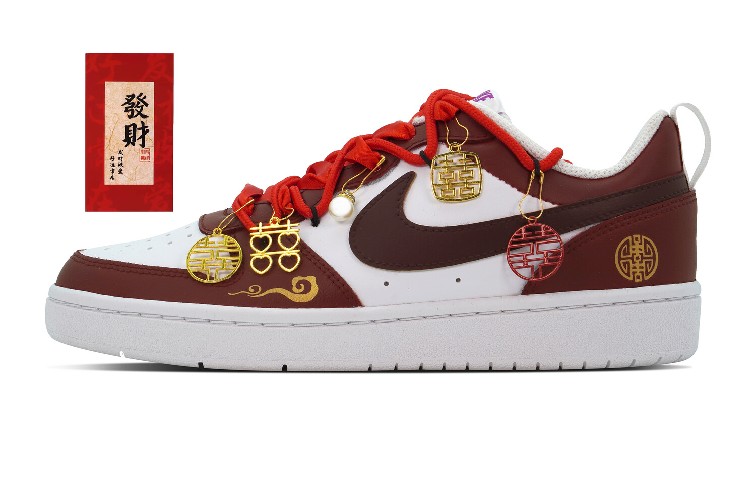 

Женские кроссовки для скейтбординга Nike Court Borough, Platinum Red