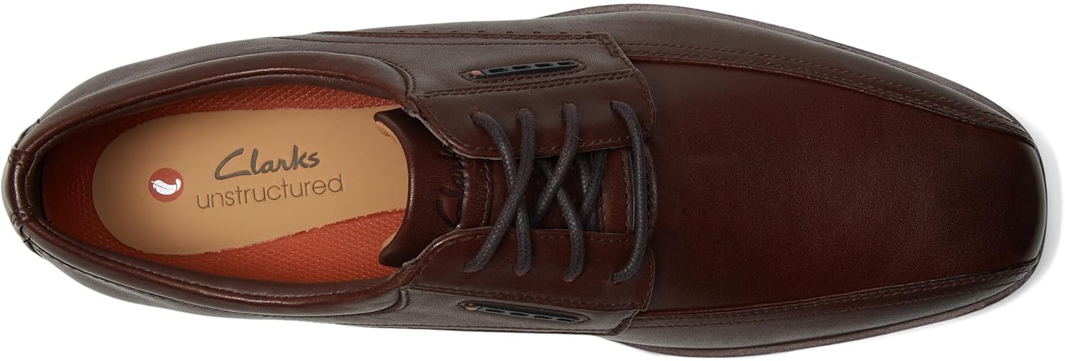 Мужские туфли Clarks Mens Un Kendric Way, Mahogany Leather — фото 2