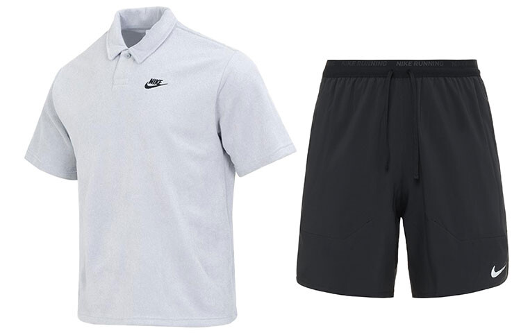 

Повседневная спортивная мужская серая + черная упаковка из 2 шт Nike, черный