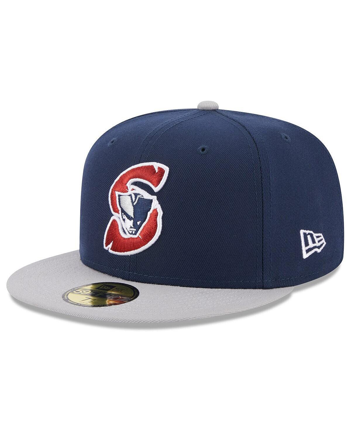 

Мужская синяя приталенная шляпа Somerset Patriots Authentic Collection с альтернативным логотипом 59FIFTY New Era