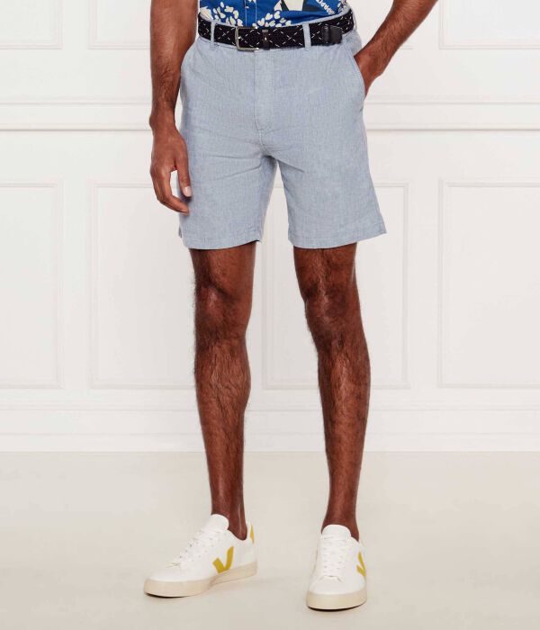 

Льняные шорты ds-2-s Tapered fit Boss Orange, синий