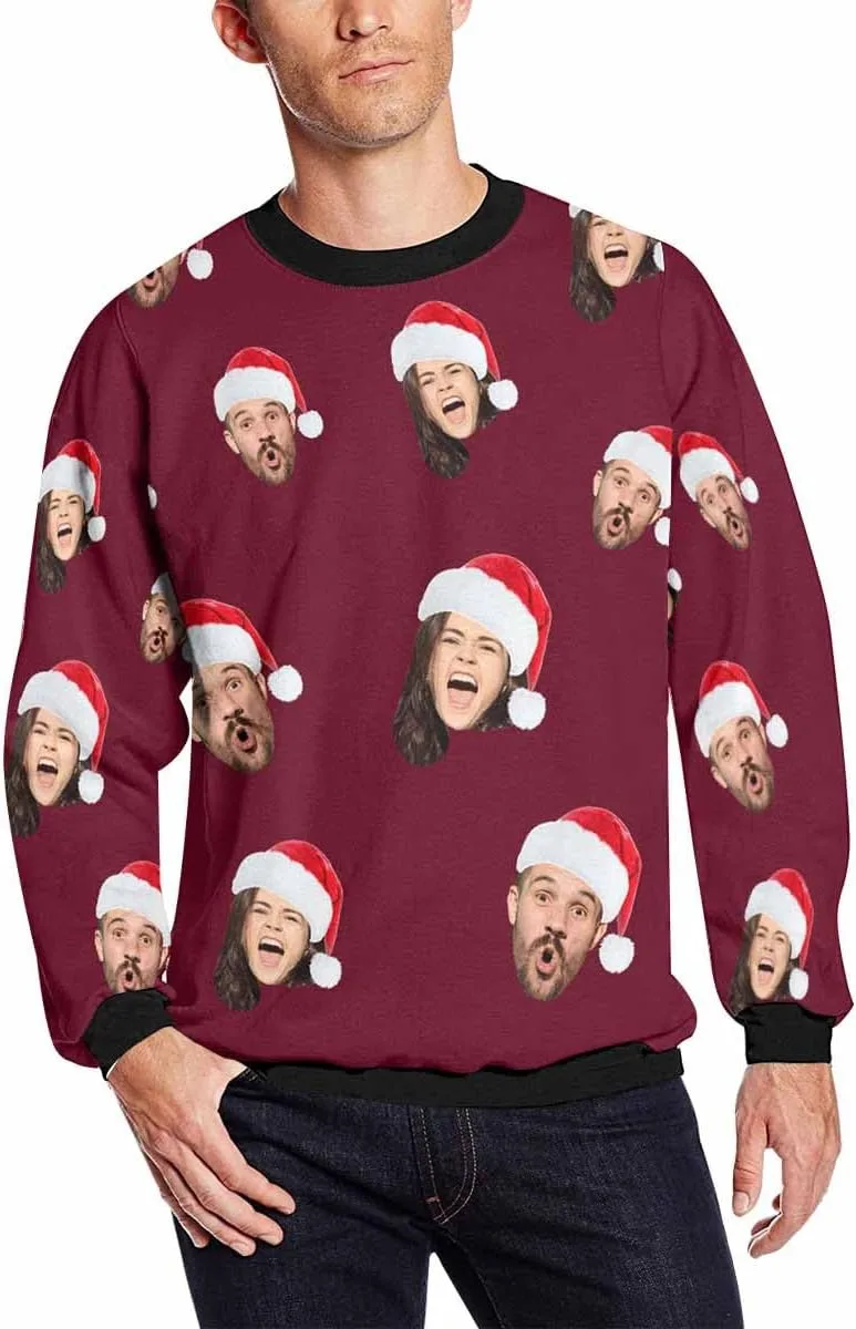 

YESCUSTOM Свитшот с новогодним принтом для мужчин и женщин M YESCUSTOM