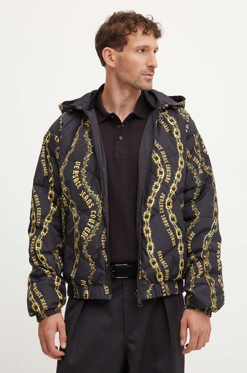 

Двусторонний пуховик Versace Jeans Couture, черный