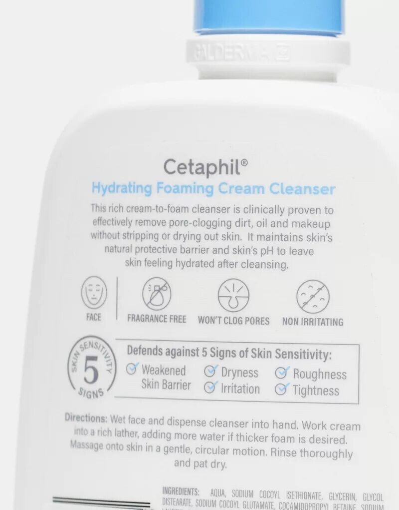 Cetaphil – увлажняющий крем-пенка, очищающее средство, 473 мл — фото 4