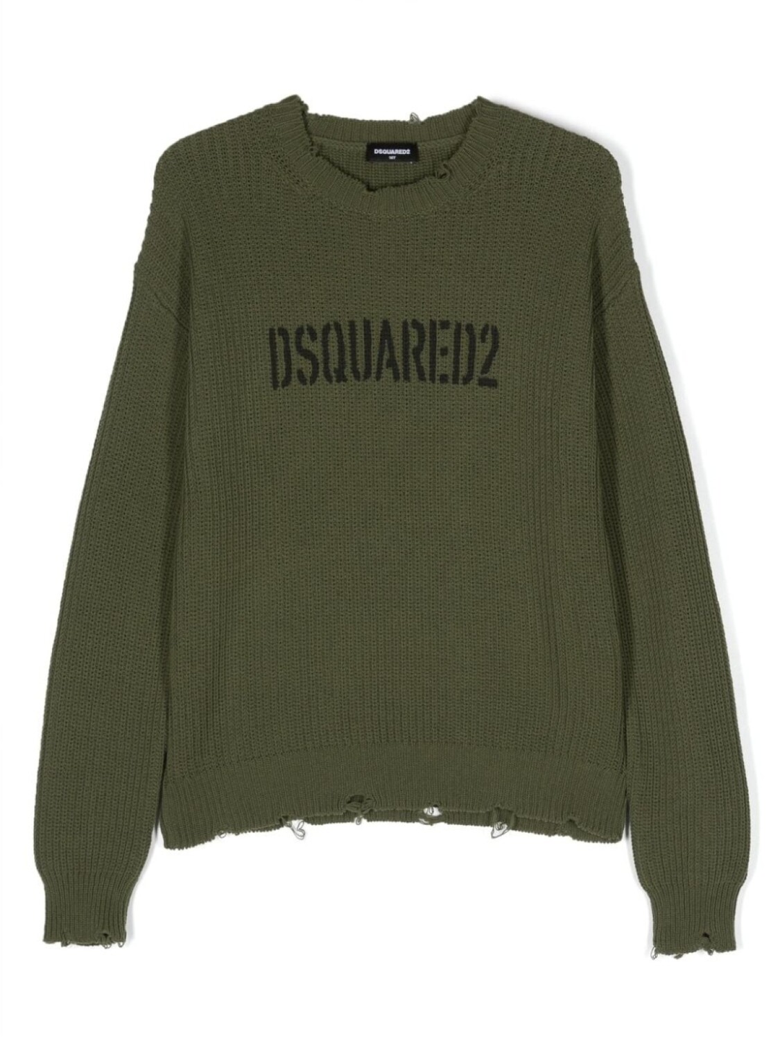 

Dsquared2 трикотажный топ с логотипом, зеленый