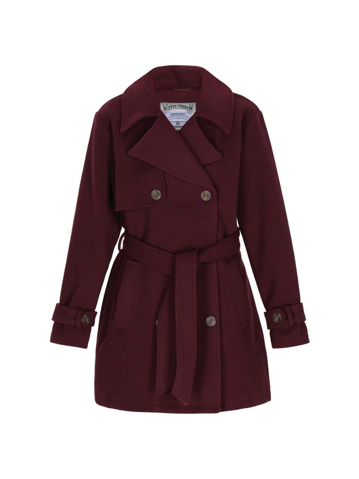 

Пальто DreiMaster Vintage, бордовый