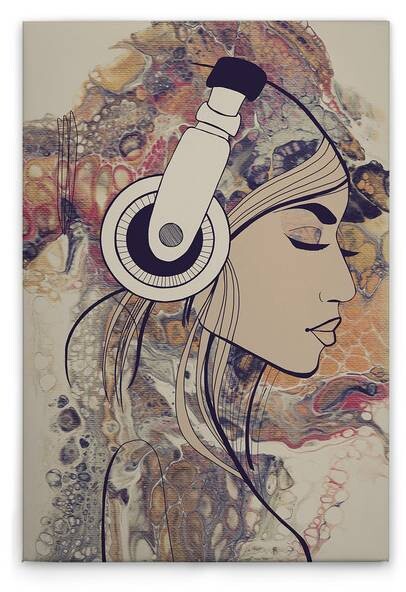 

Картина на холсте A.S. Création Acryl Lady 3 цвет buntcremebeigeviolettschwarz