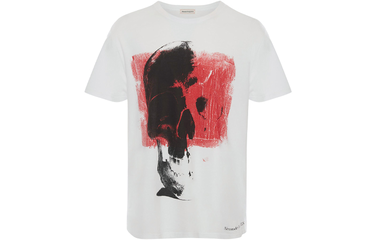 

Alexander McQueen Футболка мужская белые
