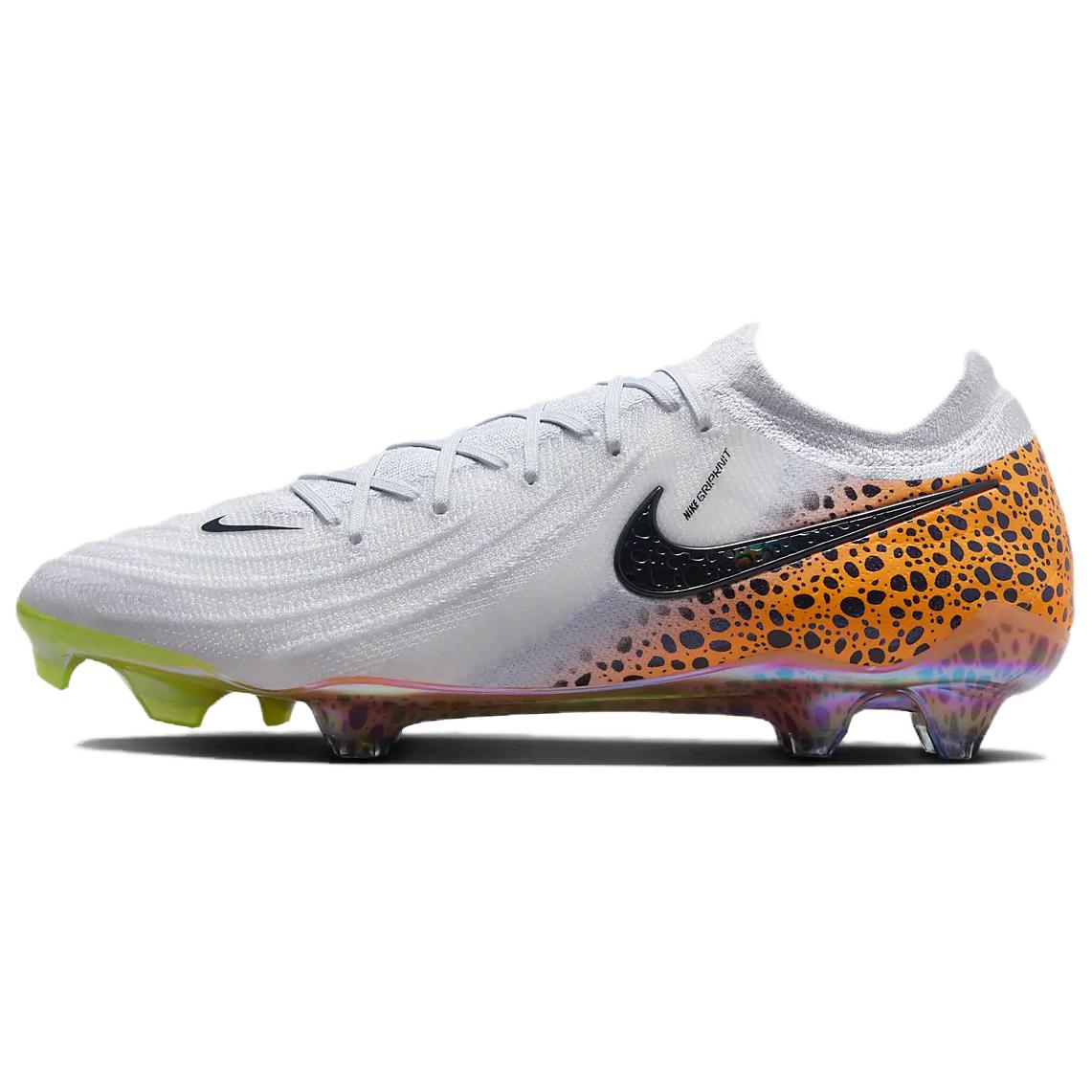 

Nike Фантом Gx 2 Elite Fg Electric Pack Olympic Safari в бело-оранжевом цвете, цвет White Orange