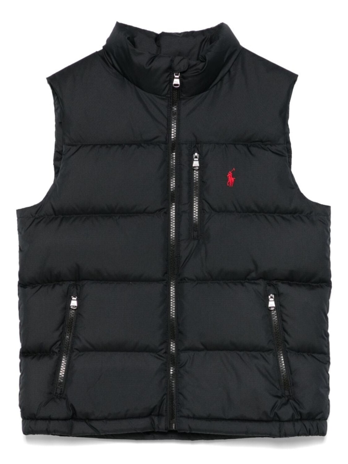 

Стеганый жилет Ralph Lauren Kids, черный