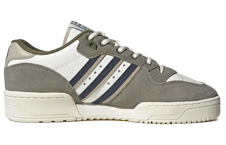 

Adidas originals Обувь для скейтбординга Rivalry унисекс, Gray/Green/White