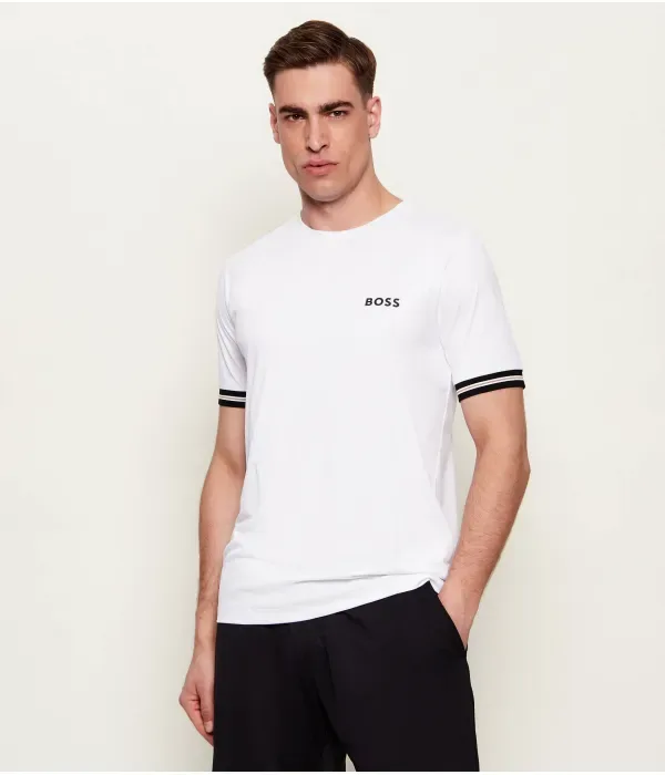 Футболка TS_TOC Serve 2 slim fit Boss Green, белый