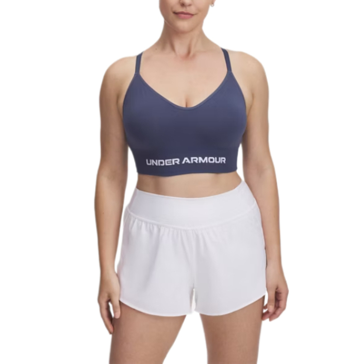 

Бесшовный бюстгальтер Vanish для женщин Under Armour, heavy rain, серый/белый