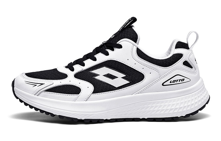 

LOTTO Легкие, амортизирующие, противоскользящие и износостойкие кроссовки с низким верхом, мужские, белые, черные