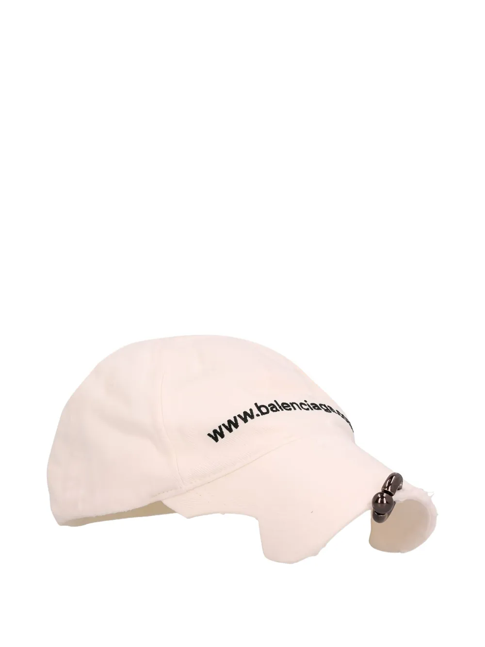 

Кепка с вышивкой спереди BALENCIAGA, белый