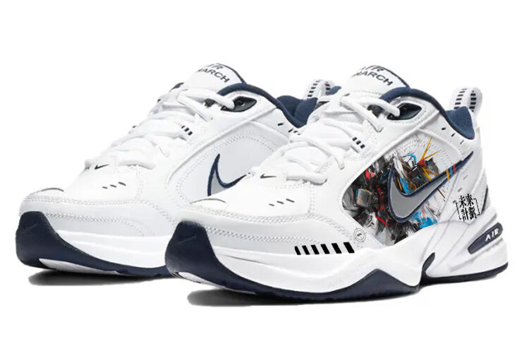 

Кроссовки Nike Air Monarch 4 Chunky Sneakers Unisex Low-Top White Blue, белый