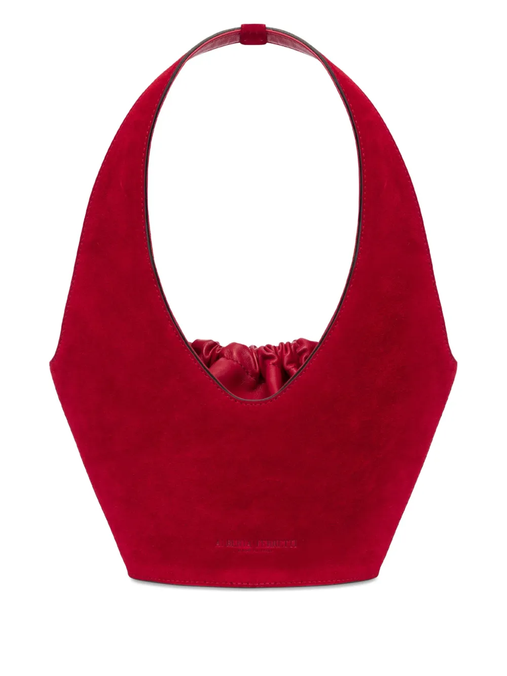 

Замшевая сумка на плечо Alberta Ferretti, красный