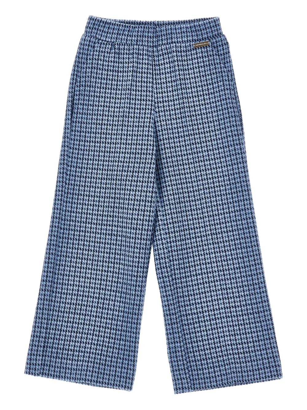 

Широкие брюки в ломаную клетку Monnalisa, синий