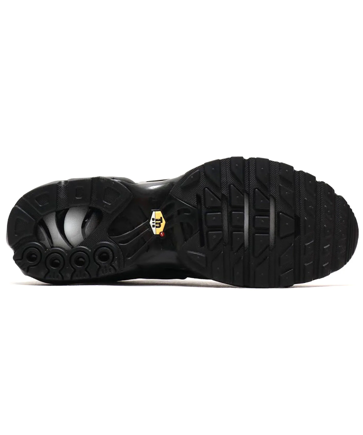 Мужские кроссовки с технологией Air-Sole NIKE AIR MAX PLUS чёрные — фото 3