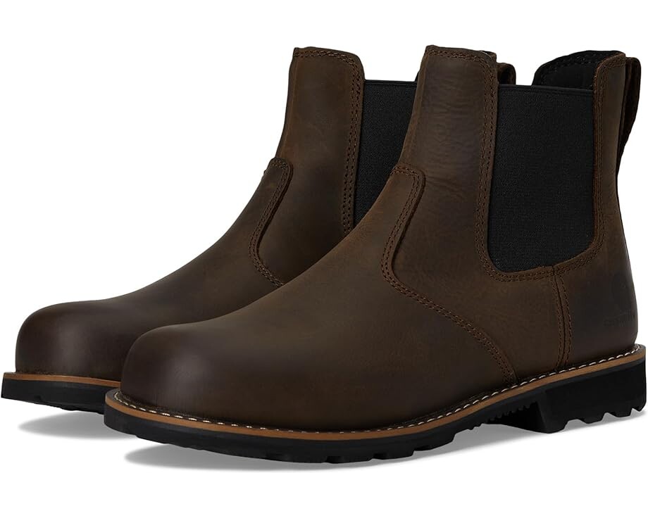 

Ботинки Carhartt Frontier Water Resistant Chelsea, цвет Mossy Brown