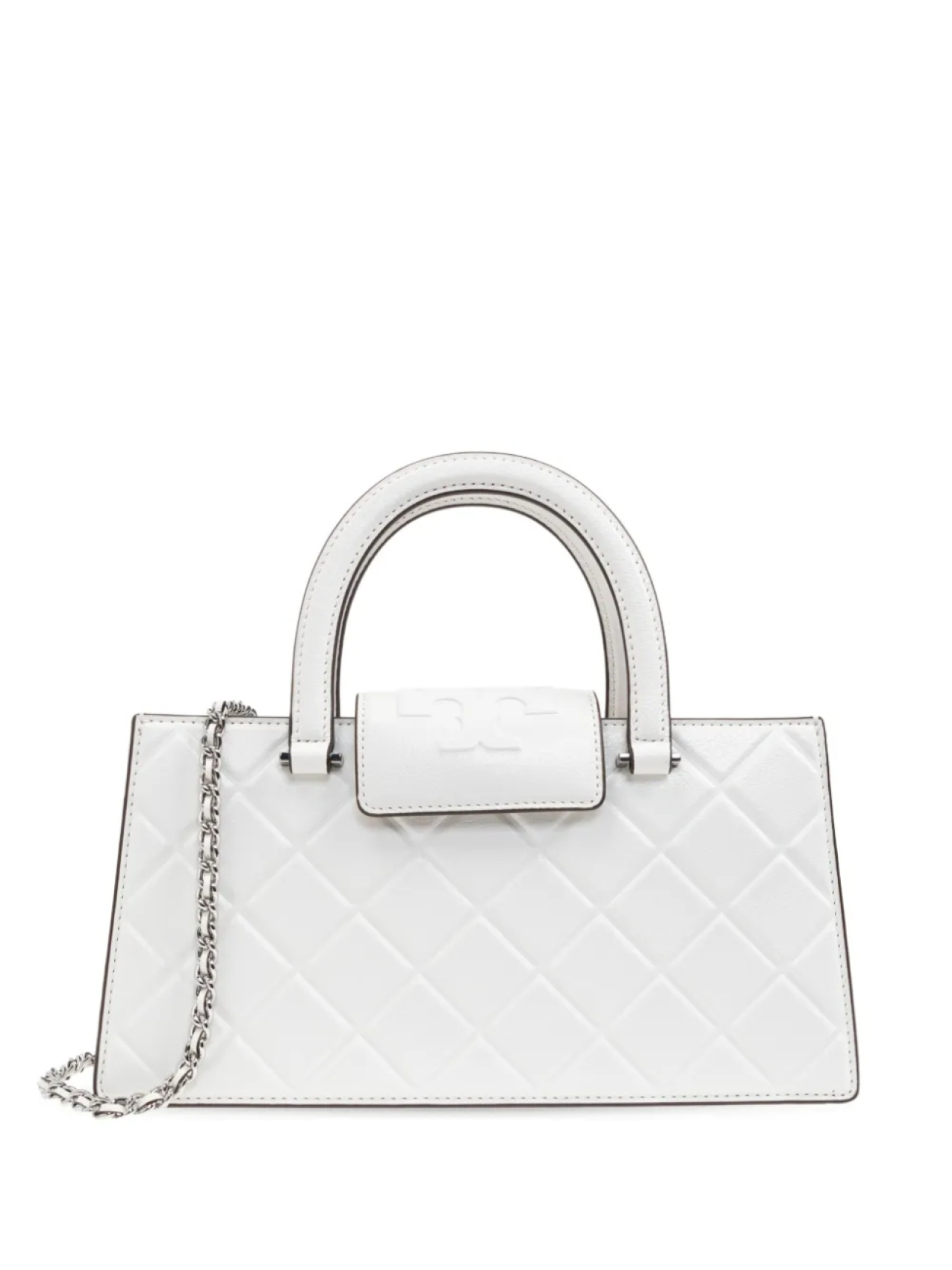 

Сумка с тиснением логотипа Tory Burch, белый